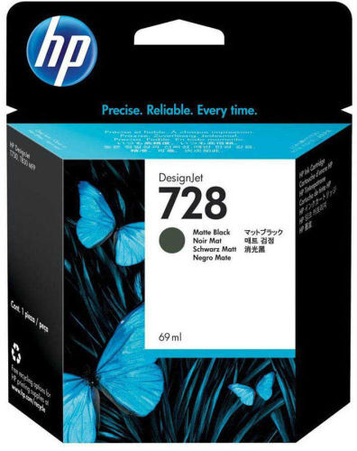 HP F9J64A (728) Mat Siyah Orjinal Kartuş - T730 / T830 (T7833) - 2