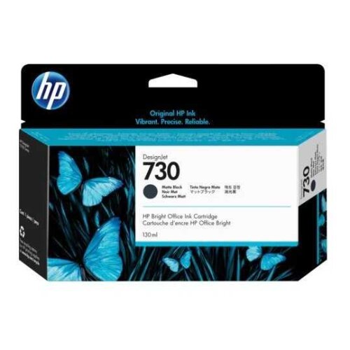HP P2V65A (730) Matte Black Original Cartridge - T1600 / T1700 - 2