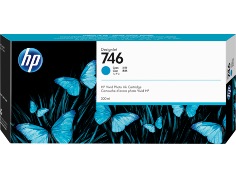 HP P2V80A (746) Mavi Orjinal Kartuş - DesignJet Z6 / Z9+dr (T12472)