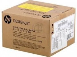 HP CR270A (761) 3lü Paket Sarı Orjinal Kartuş - DesignJet T7100 (T1222) - HP