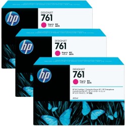 HP CR271A (761) 3lü Paket Kırmızı Kartuş - Designjet T7100 (T1518) - HP