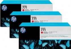 HP CR251A (771) 3Pk Chromatic Red Original Cartridge - DesignJet Z6200 - HP