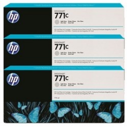 HP B6Y38A (771C) Lıght Gray 3Pk Plotter Cartridge - DesignJet Z6200 - HP