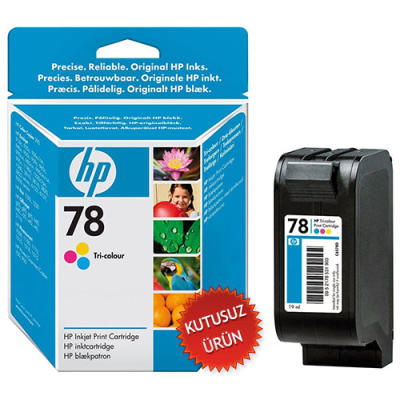 HP - HP C6578D (78) Color Original Cartridge - Deskjet 6122 (Without Box)