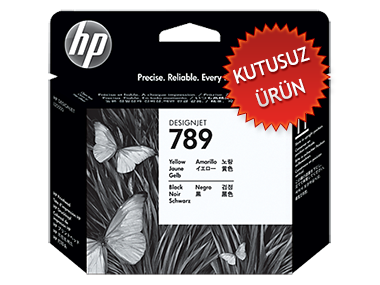 HP - HP CH612A (789) Sarı-Siyah Orjinal Baskı Kafası - L25500 (U) (T9593)