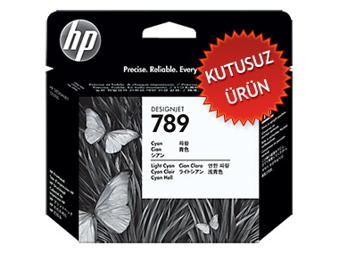 HP CH613A (789) Cyan-Lıght Cyan Original Printhead - L25500 (Wıthout Box)