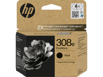 HP 7FP22UE (308e) EvoMore Black Original Cartridge - HP
