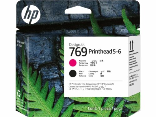 HP 7K5U7A (769) Kırmızı-Siyah Orjinal Baskı Kafası - DesignJet XL 3800 - 1