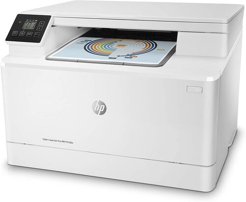 HP 7KW54A (MFP M182N) Color LaserJet Pro + Tarayıcı + Fotokopi + Network + Renkli Yazıcı (T15159)