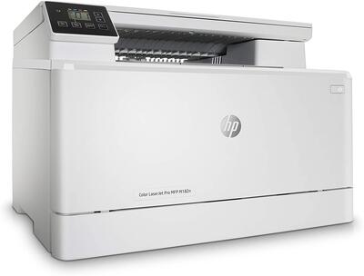 HP 7KW54A (MFP M182N) Color LaserJet Pro + Tarayıcı + Fotokopi + Network + Renkli Yazıcı (T15159) - Thumbnail
