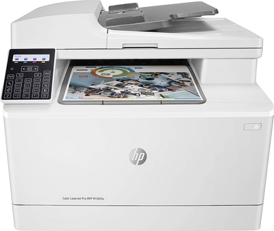 HP - HP 7KW56A (MFP M183fw) Color LaserJet Pro MFP M183fw Wi-Fi + Scanner + Photocopy + Fax + Network + Colour Printer