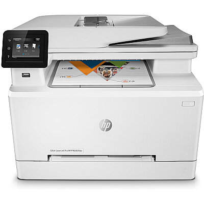 HP 7KW75A (MFP M283FDW) LaserJet Pro Wi-Fi + Tarayıcı + Fotokopi + Faks + Çok Fonksiyonlu Renkli Lazer Yazıcı - 8