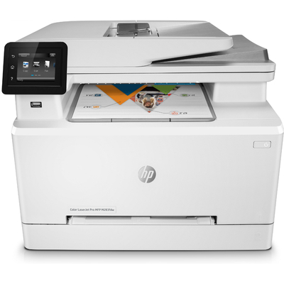 HP - HP 7KW75A (MFP M283FDW) LaserJet Pro Wi-Fi + Scanner + Copier + Fax + Multifunction Color Laser Printer