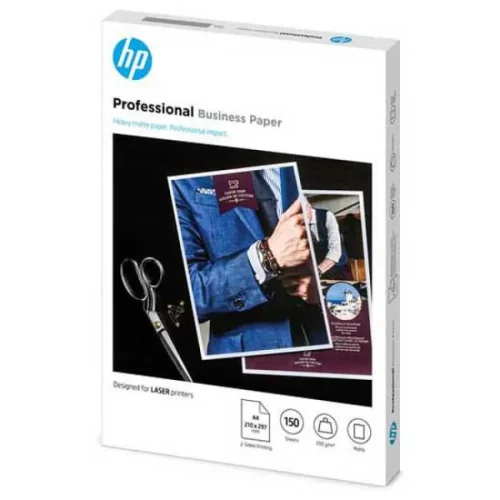 HP 7MV80A Profesyonel Lazer Mat FSC Kağıt 200 gsm / A4 / 210 x 297 mm - 1