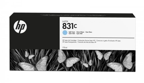 HP CZ698A (831C) Açık Mavi Orjinal Lateks Kartuş - Lateks 310 (T7839)