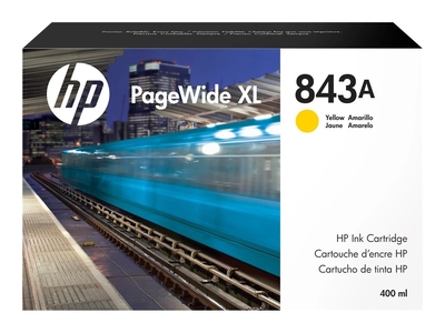 HP - HP C1Q60A (843A) Sarı Orjinal Kartuş - Pagewide XL4100 (T17304)