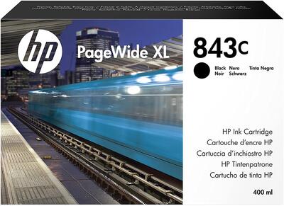 HP - HP C1Q65A (843C) Black Original Cartridge - PageWide XL4000