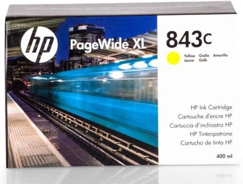 HP C1Q68A (843C) Sarı Orjinal Kartuş - PageWide XL4000 (T10955)