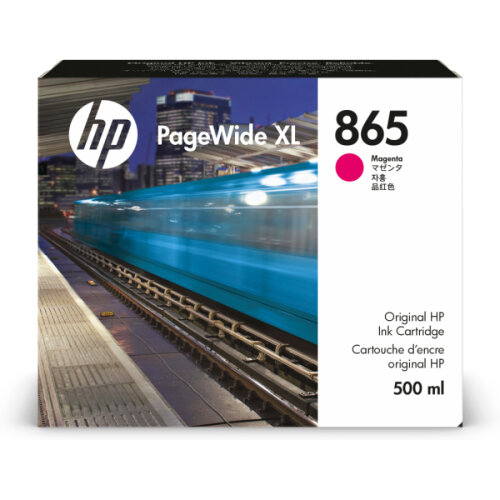 HP 865 (3ED83A) Kırmızı Orjinal Kartuş - PageWide XL 5200 - 1