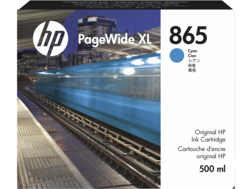 HP 865 (3ED85A) Mavi Orjinal Kartuş - PageWide XL 5200 - 2