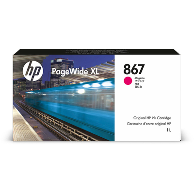 HP - HP 867 (3ED91A) Kırmızı Orjinal Kartuş - PageWide XL 5200