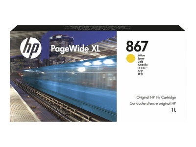 HP - HP 867 (3ED92A) Sarı Orjinal Kartuş - PageWide XL 5200