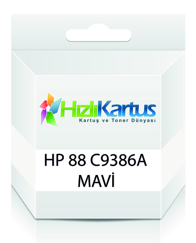 HP C9386AE (88) Mavi Muadil Kartuş - K5300 / K5400 (T233)