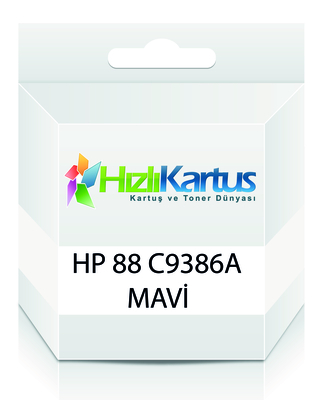 HP C9386AE (88) Mavi Muadil Kartuş - K5300 / K5400 (T233) - HP