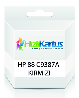 HP - HP C9387AE (88) Kırmızı Muadil Kartuş - K5300 / K5400 (T234)