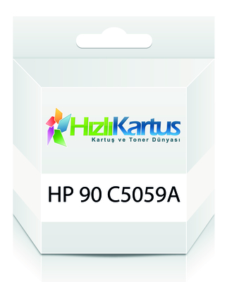 HP C5059A (90) Siyah Muadil Kartuş - DesignJet 4000 (T15771) - HP