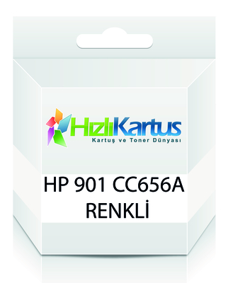 HP - HP CC656A (901) Renkli Muadil Kartuş - J4580 / J4680 (T260)