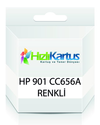 HP CC656A (901) Renkli Muadil Kartuş - J4580 / J4680 (T260) - HP