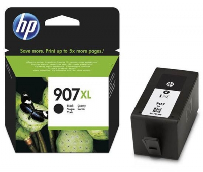 HP - HP T6M19AE (907XL) Siyah Orjinal Kartuş Yüksek Kapasite - OfficeJet 6960 (T6673)