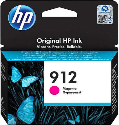 HP - HP 3YL78AE (912) Kırmızı Orjinal Kartuş - OfficeJet Pro 8012 / 8013 (T11274)