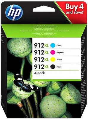 HP 3YP34AE (912XL) CMYK 4Pk Set Original Cartridge - OfficeJet Pro 8012 / 8013 - HP