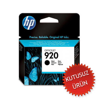HP - HP CD971A (920) Siyah Orjinal Kartuş - HP 6000 / 6500 (U) (T15950)