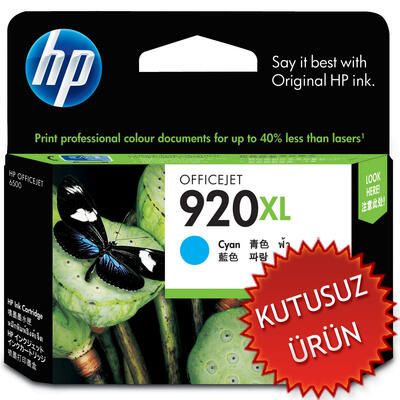 HP - HP CD972A (920XL) Mavi Orjinal Kartuş Yüksek Kapasite - HP 6000 / 6500 (U) (T2613)