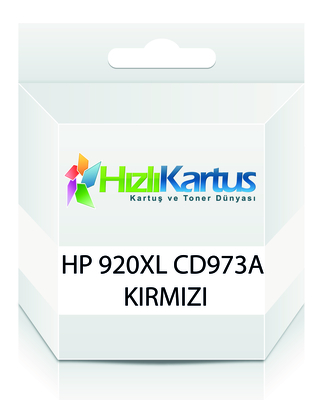 HP CD973A (920XL) Kırmızı Muadil Kartuş Yüksek Kapasite - HP 6000 / 6500 (T206) - HP