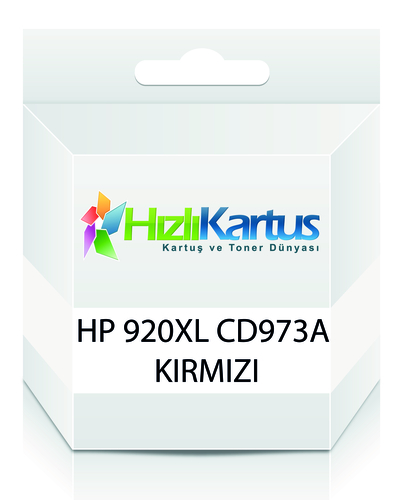 HP CD973A (920XL) Kırmızı Muadil Kartuş Yüksek Kapasite - HP 6000 / 6500 (T206) - 1