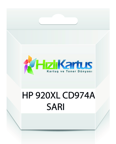 HP CD974A (920XL) Sarı Muadil Kartuş Yüksek Kapasite - HP 6000 / 6500 (T205)