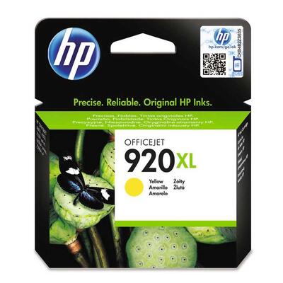 HP - HP CD974A (920XL) Sarı Orjinal Kartuş Yüksek Kapasite - HP 6000 / 6500 (T2187)
