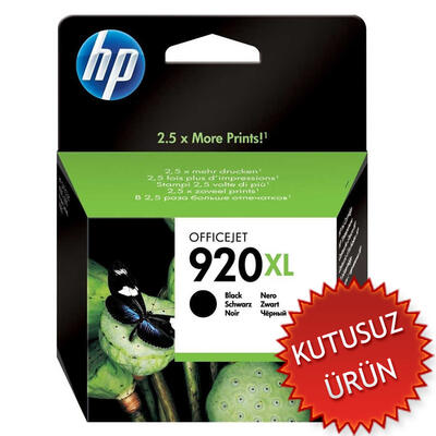 HP - HP CD975A (920XL) Siyah Orjinal Kartuş Yüksek Kapasite - HP 6000 / 6500 (U) (T2495)