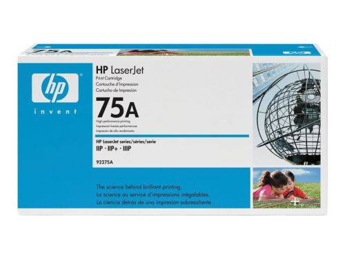 HP 92275A (75A) Black Color Toner - LaserJet IIp / IIIp (B)