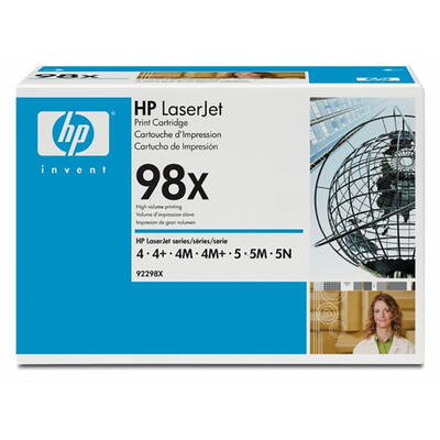 HP 92298X (98X) Black Original Toner - LaserJet 4m / 5m (B) - HP