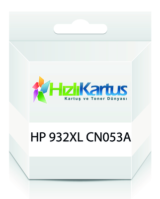 HP - HP CN053A (932XL) Siyah Muadil Kartuş - OfficeJet 6100 (T200)