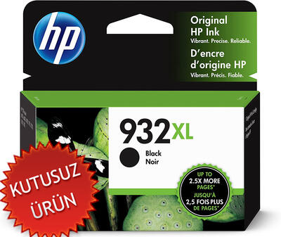 HP - HP CN053A (932XL) Black Original Cartridge - OfficeJet 6100 (Without Box)