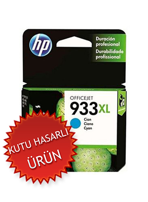 HP - HP CN054A (933XL) Mavi Orjinal Kartuş - OfficeJet 6100 (C) (T16803)