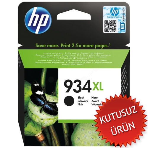 HP C2P23A (934XL) Black Original Cartridge High Capacity - Officejet 6830 (Without Box)