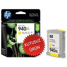 HP - HP C4909A (940XL) Sarı Orjinal Kartuş - PRO 8000 / 8500 (U) (T2314)