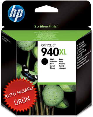 HP - HP C4906A (940XL) Siyah Orjinal Kartuş- PRO 8000 / 8500 (C) (T16808)